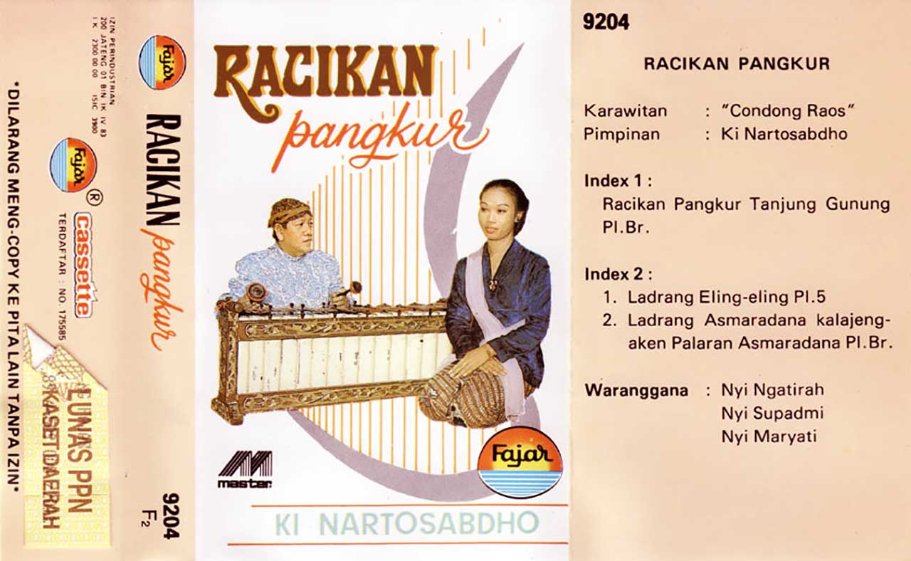 Pangkur Tanjung Gunung Pelog Barang Lengkap Gerongan