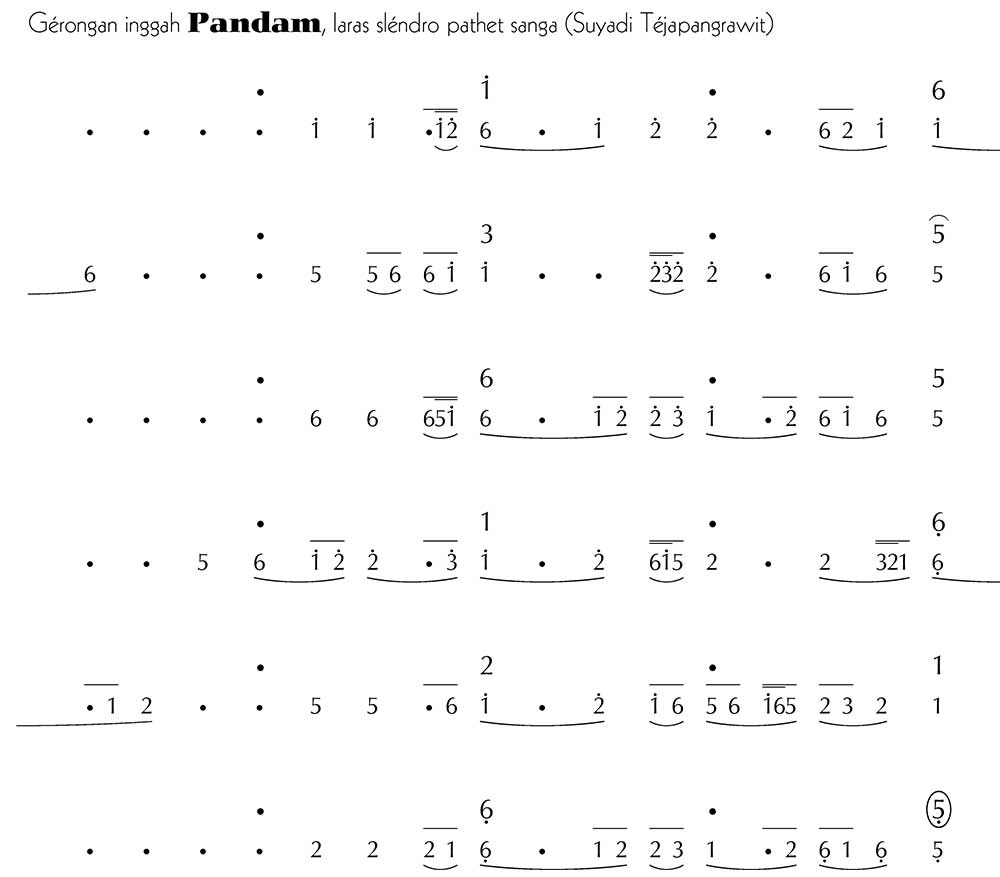 Gerongan Pandam Slendro 9