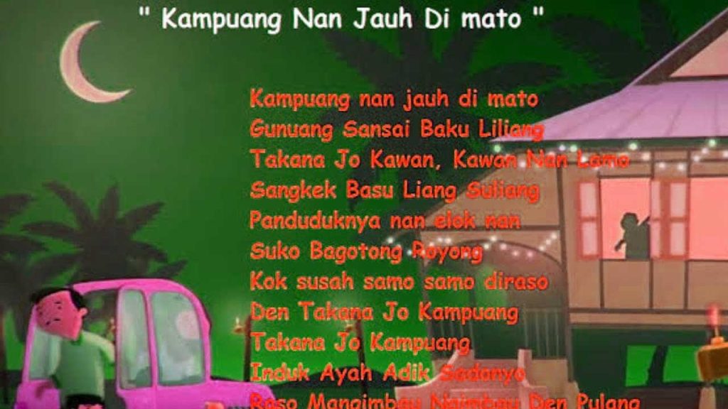 Lirik Lagu Kampuang Nan Jauh Di Mato