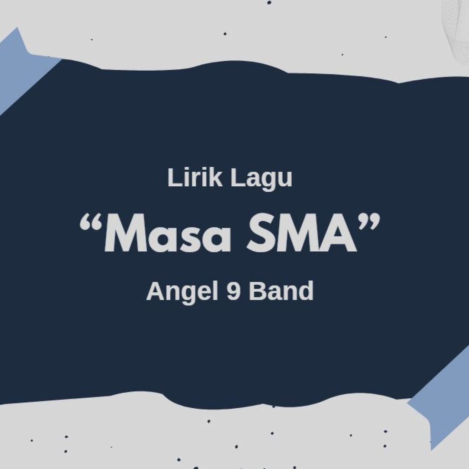 Lirik Lagu Masa Smsa