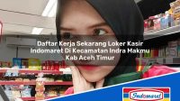 Daftar Kerja Sekarang Loker Kasir Indomaret Di Kecamatan Indra Makmu Kab Aceh Timur 1753472157 | Daftar Kerja Sekarang Loker Kasir Indomaret Di Kecamatan Indra Makmu, Kab. Aceh Timur Tahun 2025