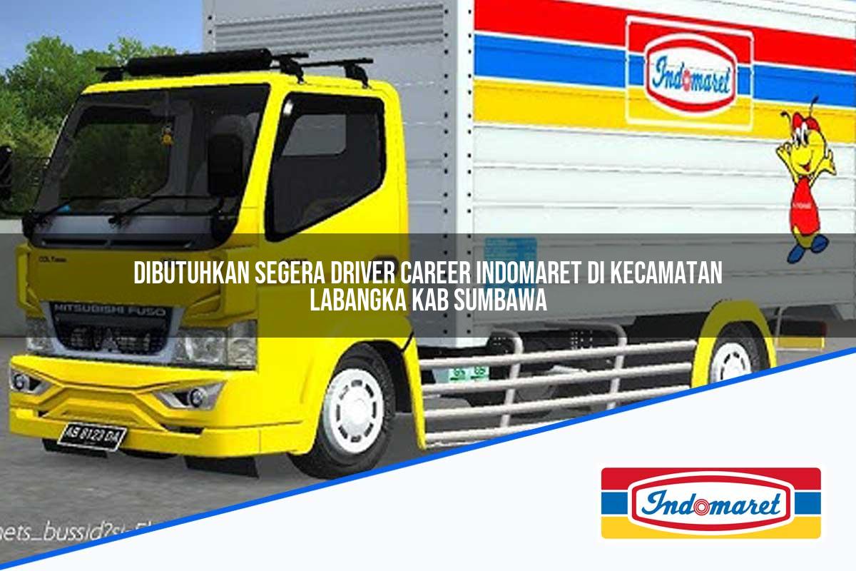 Dibutuhkan Segera Driver Career Indomaret di Kecamatan Labangka, Kab. Sumbawa Tahun 2025