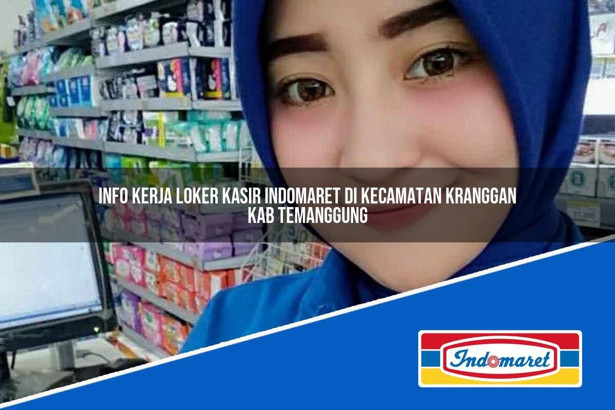 Info Kerja Loker Kasir Indomaret di Kecamatan Kranggan, Kab. Temanggung Tahun 2025