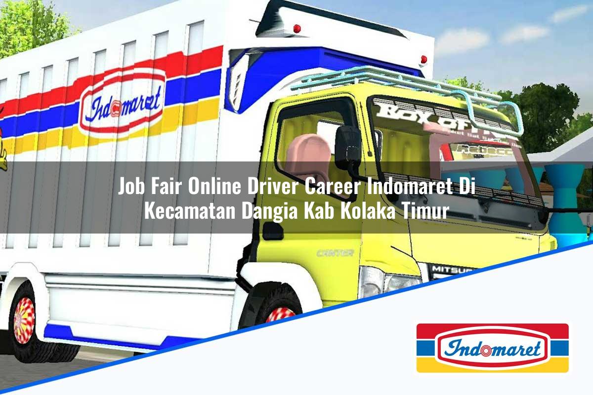 Job Fair Online Driver Career Indomaret di Kecamatan Dangia, Kab. Kolaka Timur Tahun 2025