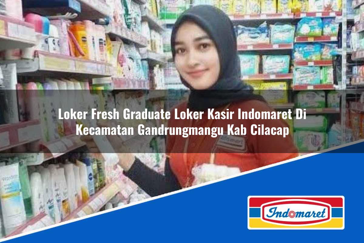 Loker Fresh Graduate Loker Kasir Indomaret di Kecamatan Gandrungmangu, Kab. Cilacap Tahun 2025