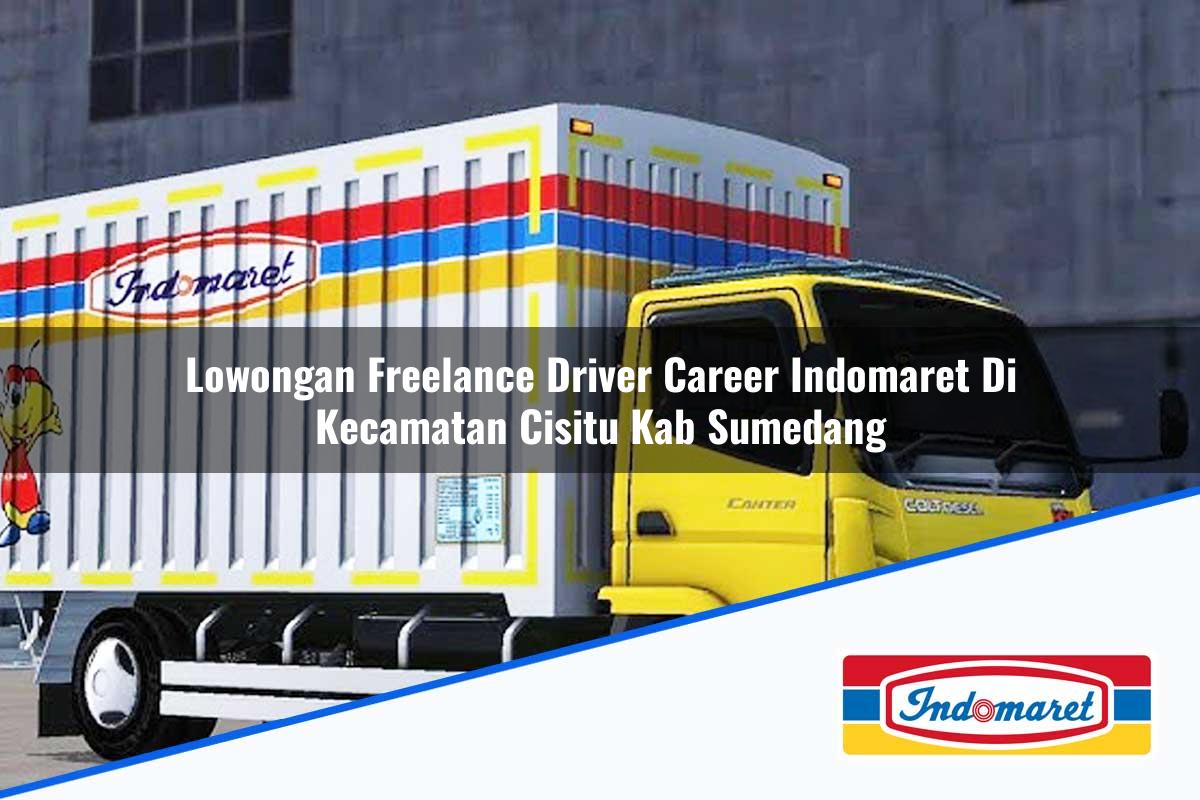 Lowongan Freelance Driver Career Indomaret di Kecamatan Cisitu, Kab. Sumedang Tahun 2025