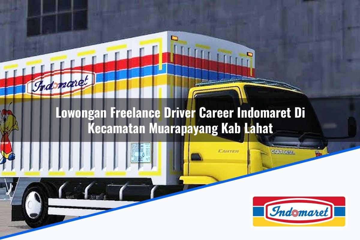 Lowongan Freelance Driver Career Indomaret di Kecamatan Muarapayang, Kab. Lahat Tahun 2025